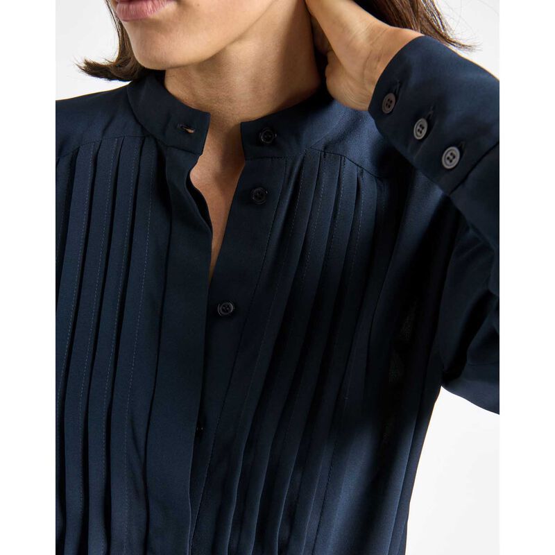 Cue Georgette Pin Tuck Pleated Blouse image number 2